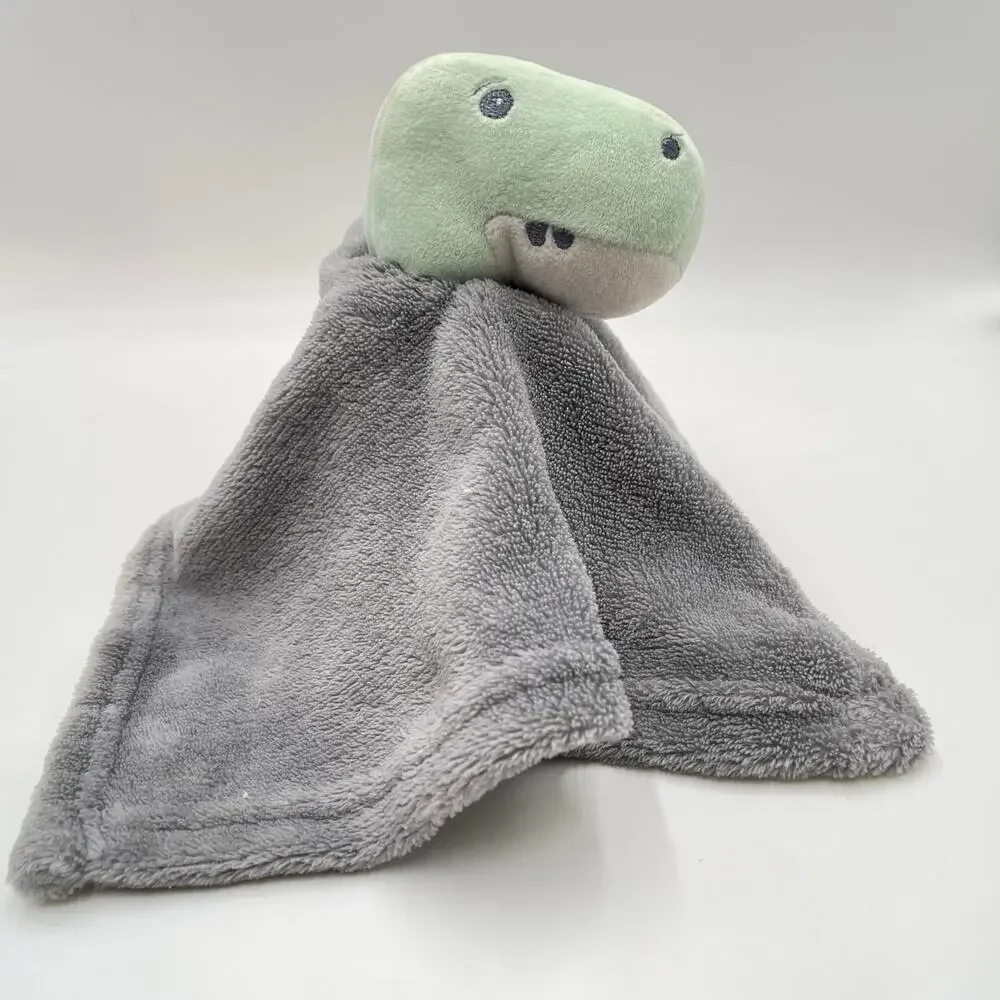 2019 Elle & Jaye Green Dinosaur Lovey Gray Plush 13